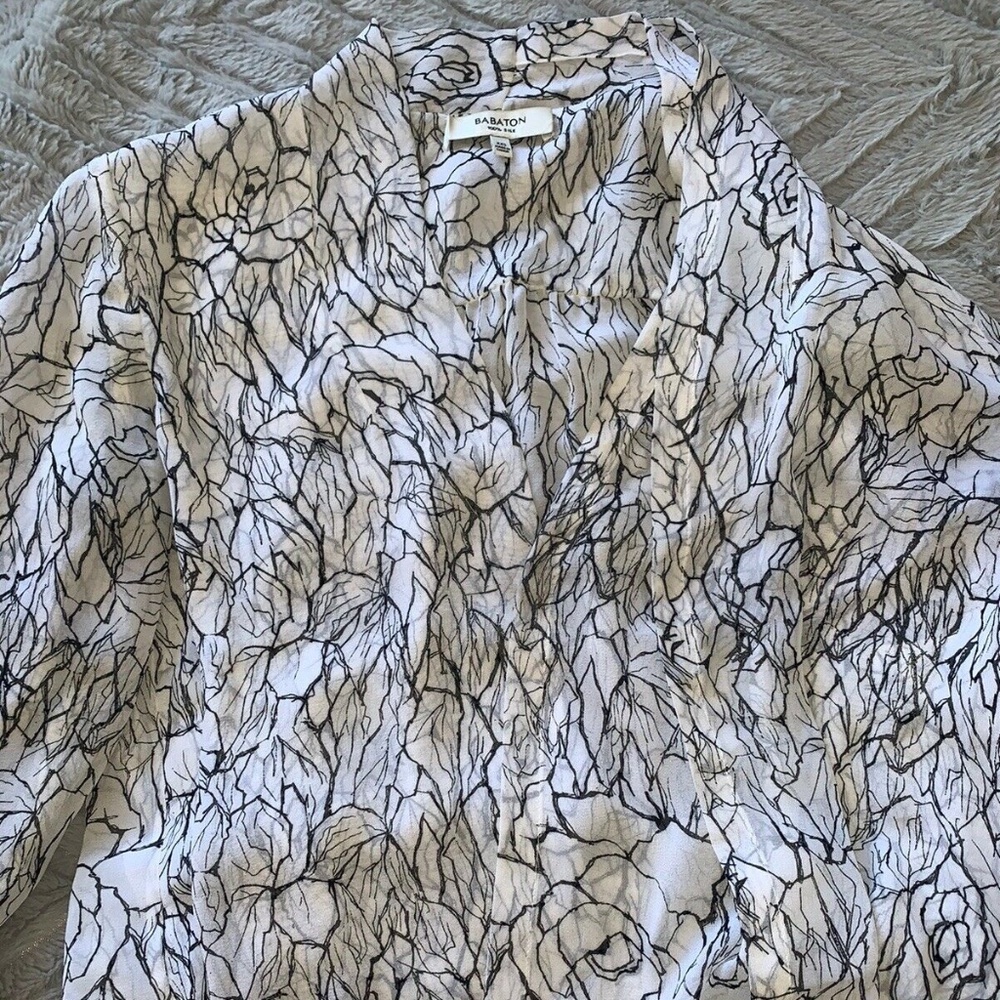 Aritzia Babaton Silk Blouse XXS